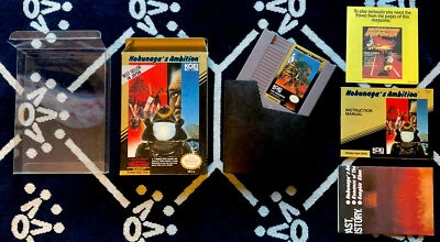 Nobunaga's Ambition NES NR MINT CIB 1989 Nintendo Complete In Box W All Inserts! - Image 1 of 4