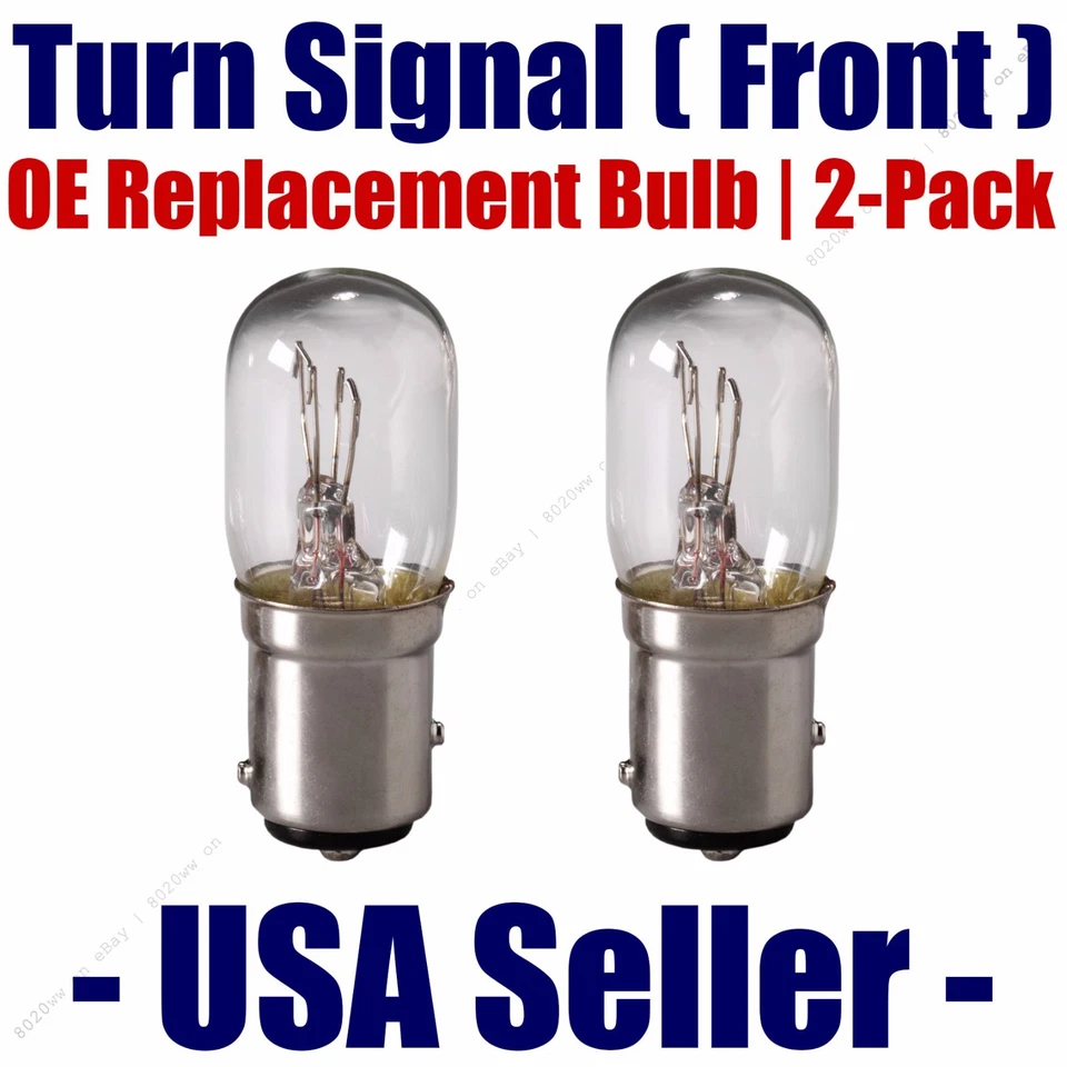 Bombilla intermitente/intermitente delantera 2pk - Se adapta a vehículos Acura listados - 3496 Foto 1 de 1