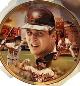 THE BRADFORD EXCHANGE CAL RIPKEN JR 2131 COLLECTORS PLATE BALTIMORE ORIOLES HOF - Picture 1 of 13