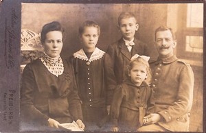 German family, Vintage Fine Art Photograph