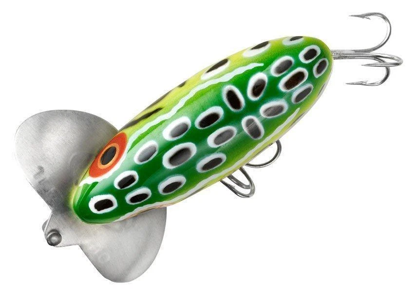 Arbogast Jitterbug 3/8oz Leopard Frog Topwater Lure Plug Crankbait