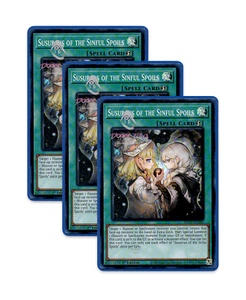 Yugioh! Susurrus of the Sinful Spoils INFO-EN060 (SR) 1st Ed 3x - Picture 1 of 1