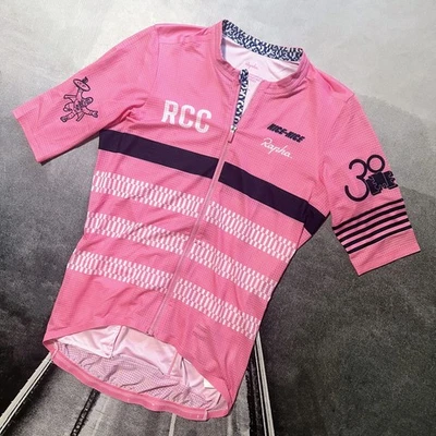 Футболка Rapha размер S ограниченное издание RCC Etape мужская профессиональная команда наилегчайший вес маленькая розовая - Изображение 1 из 4