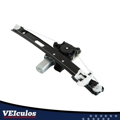 For BMW E90 328i 2007-2012 328xi 335i 335d Rear Right Window Regulator w/ Motor - Image 1 of 4
