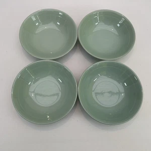 Woods Ware Beryl 4 cuencos de postre de cereales artículos utilitarios de colección años 40/50/60 - Imagen 1 de 12