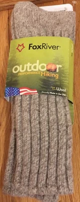 NWT Fox River Hiking Socks Large 9-11.5 1 Pair Wool Nylon New USA Made Men - Image 1 of 4