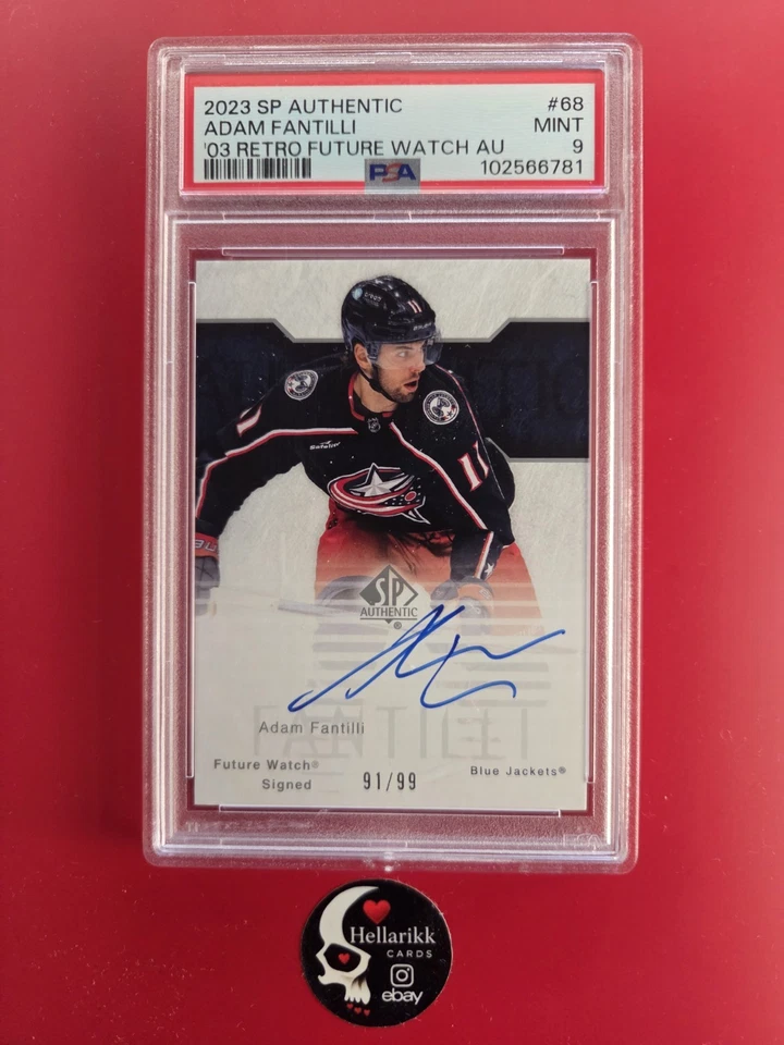 2024-25 Adam Fantilli Future Watch Retro /99 Rookie PSA 9 #RFWA2-68 RC UD - Image 1 of 1