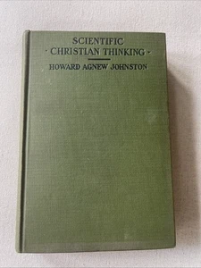 Antikes HC Religiöses Buch "Wissenschaftliches Christliches Denken" 1922 - Bild 1 von 7
