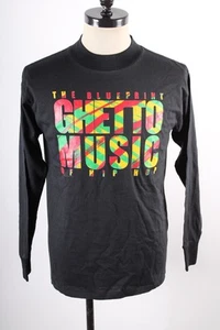 Vintage 80s KRS-One Boogie Down Productions BDP 1989 T Shirt Hip Hop Rap Tee LRG - Picture 1 of 6