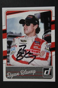 Ryan Blaney 2017 Donruss Racing #63 Panini Autographed Signed NASCAR Card - Picture 1 of 3