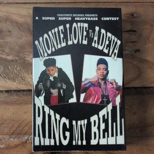 MONIE LOVE VS ADEVA - Ring My Bell CASSETTE SINGLE COOLMC224 - Picture 1 of 4