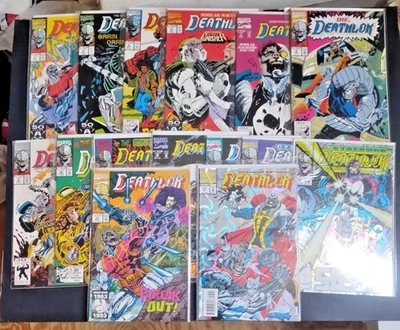 Deathlok Vol 1 Lote De 15 Marvel Comics #'s 2,4,5,6,7,8,9,12,13,16,17,18,19,23,25 Foto 1 de 4