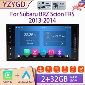 For Subaru BRZ Scion FRS 2013-2014 Stereo CarPlay Android Car Radio GPS Screen - Picture 1 of 21