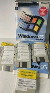 Microsoft Windows 95 Upgrade 3,5" Diskette 1-13 - Open Box VINTAGE - Bild 1 von 5