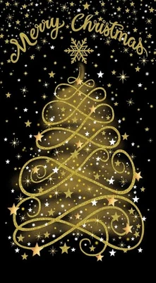 Timeless Treasure - Merry Christmas  Metallic Quilting Fabric Panel - Image 1 of 3