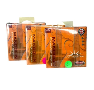 3-Pack Stagg Mandolin Strings MA-1032-PH Phosphor Bronze Light Guage 10-32 New - Picture 1 of 8