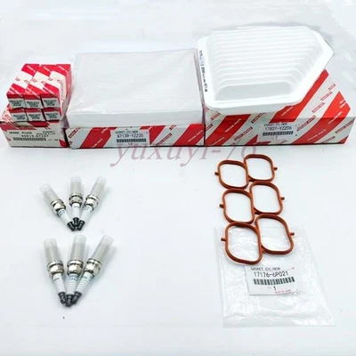 OEM TUNE UP KIT SPARK PLUGS AIR & CABIN FILTERS for 2007-11 TOYOTA Camry V6 3.5L - Image 1 of 4
