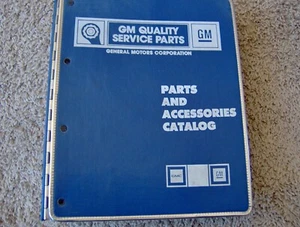 1946-1964 chevy passenger car 1960-1969 corvair GM dealer parts catalog & binder - Picture 1 of 4