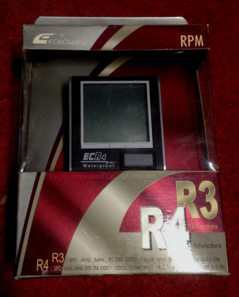 Odometer Cycle Bike Echowell R4 RPM Wireless 14 Functions Cycle Computer - Image 1 of 1