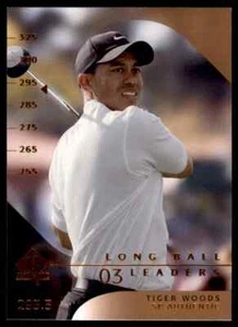 SP 2003 auténtico Longball Leaders Tiger Woods #53SPA - Imagen 1 de 2