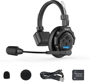 SYNCO XTALK X1 2.4GHz Wireless Intercom Headset Full Duplex for 1-Person(1Pcs) - Zdjęcie 1 z 9