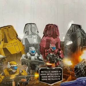 Mega Construx Bloks Halo METALLIC SERIES IV ODST Drop Pod Sets Model Doll Toy - Picture 1 of 6