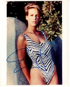 Foto firmada por Jamie Lee Curtis 8x10 con holograma certificado de autenticidad - Imagen 1 de 2