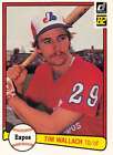 1982 Carte de baseball Donruss #140 Tim Wallach RC recrue Montréal Expos neuve comme neuve-mt 11998