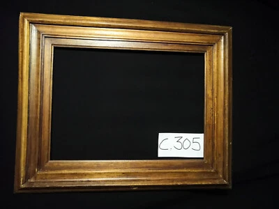 Cadre en acajou larges moulures d’assemblage 61x45 cm - Photo 1/3