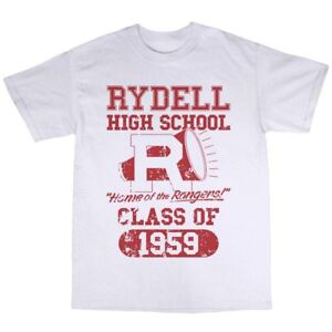 Rydell High School 1959 T-Shirt 100% Premium Cotton Inspired By Grease