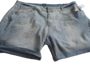 Ladies Plus Denim Shorts  Size 24W Simply Emma NEW - Picture 1 of 2