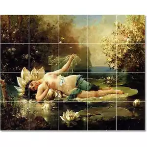Hans Zatzka Mythology Tile Mural PT23263. 60 x 48 (20) 12x12 tiles - Picture 1 of 1