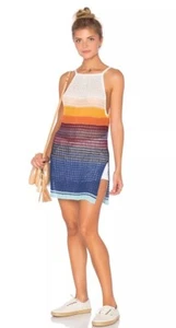 Free People Tunika-Top hauchdünn gestreift (M) Nordstrom - Bild 1 von 4