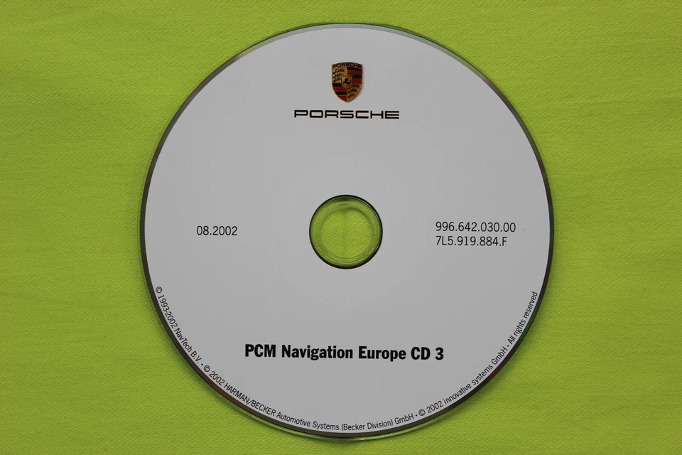 NAVIGATION CD DÄNEMARK SCHWEDEN 2002 PORSCHE PCM 2.0 CAYENNE CAYMAN BOXSTER 911 - Bild 1 von 1