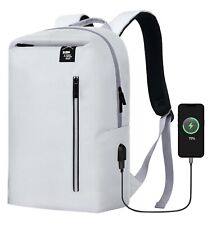 Laptop Backpack USB Charging Port Slim Durable Bag