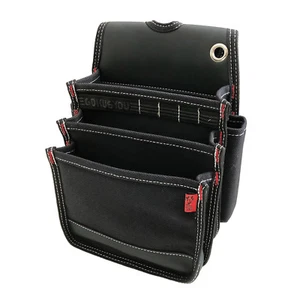 Bolso de cintura de lona Gokusyou Japón GKN-22 tapa de tres pasos con bolsa de regazo para electricista - Imagen 1 de 7