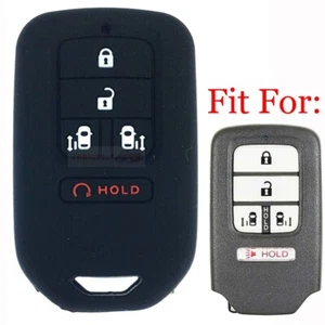 Fit Honda 2007 -2013 Odyssey 5 Button Remote Silicone Key Fob Cover Case - Picture 1 of 10