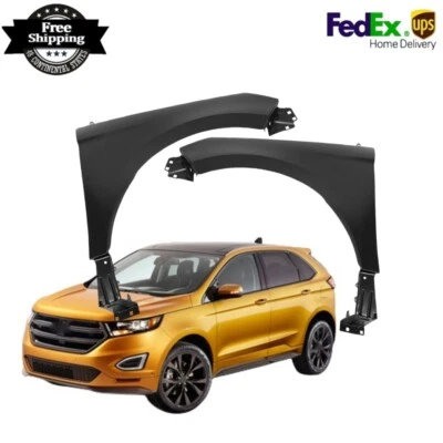 Fender For Ford Edge 2015-2020 Set of 2 Front Driver and Passenger Side Foto 1 de 4