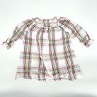 Hanna Andersson Sunny Plaid Popover Dress Size 18-24 months