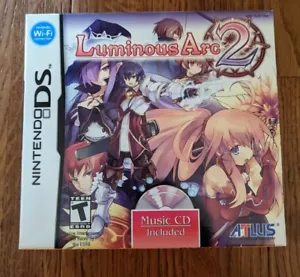 NEW Luminous Arc 2 Sealed + Soundtrack OST - Nintendo DS - First Print - Picture 1 of 2