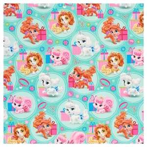 PALACE PETS WRAPPING PAPER FOLDED FLAT GIFT WRAP CHRISTMAS HOLIDAY 60 SQ FT NEW - Picture 1 of 1
