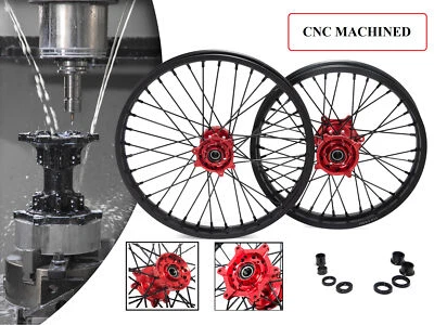 21" / 18" MX Wheel Set for Honda CR 125 CRF 250 450 CRF250R 04-13 CRF450R 02-13 - Image 1 of 4