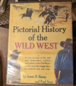 A Pictorial History of Wild west 1974 Hamlyn Publisher HC DJ B26 - Picture 1 of 2
