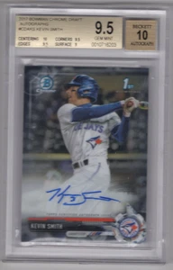 2017 Bowman Chrome Draft #CDA-KS Kevin Smith Auto Autograph RC BGS 9.5 - Picture 1 of 2