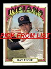 1972 Topps 245-525 EX/EX+ Pick From List All PICTURED