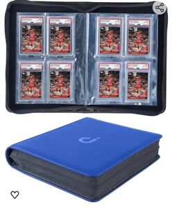 D DACCKIT Graded Card Binder, Holds 40 Graded Cards, Premium Trading Card Binder