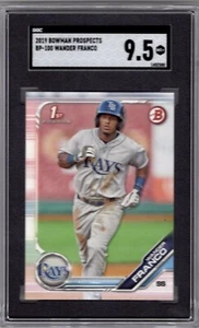 WANDER FRANCO - TAMPA BAY RAYS - 2019 BOWMAN PROSPECTS # BP-100 SGC 9.5  MINT+  - Picture 1 of 2