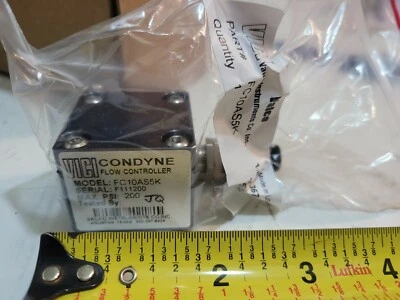 Vici Condyne FC10AS5K Model 100 Valco Gas Flow Controller 200 PSI Max 0-4.5SLM 1 - Image 1 of 3