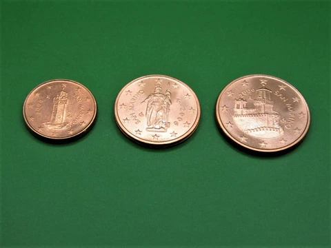 San Marino 2006, 1 - 2 - 5 cents Euro (3 coins) - UNC Cover