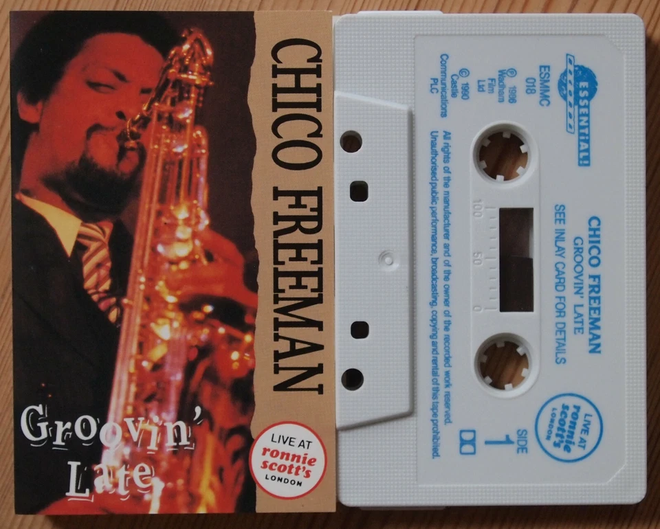 CHICO FREEMAN - GROOVIN' LATE (CASTLE ESMMC018) 1990 UK CASSETTE TAPE JAZZ - Image 1 of 3